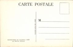 VINTAGE POSTCARD Operations Of Galibier the Final Review Militaria Alpine hunters
