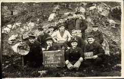 Postal photo equipo de los as marinas de arropar Militaria