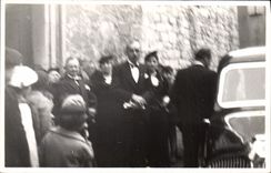 CARTE PHOTO Sortie de messse