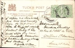 Jardines de Forbury de la lectura de la POSTAL de la VENDIMIA y león del monumento de Maiwand