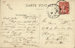 VINTAGE POSTCARD Cognac Rules Of François 1st Children