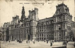 CPA Paris l'Hotel De Ville