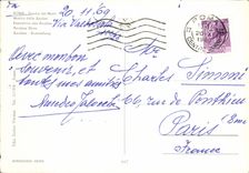 POSTAL MODERNA azalea de Roma Trinita Dei Monti Moatra Delle