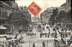 CPA Paris La Rue Reyale Publicite Fleuret Blaise Rue de Passy Chaussures