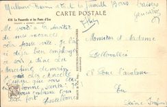 VINTAGE POSTCARD the Water Granet Footbridge And Bridges