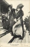CPA Les Modes Nouvelles La Jupe Culotte Femmes