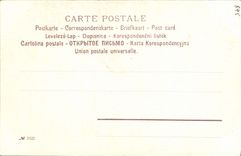 VINTAGE POSTCARD Fantasy Woman with the beach