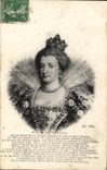 VINTAGE POSTCARD Marie De Medicis Girl Of the Large Duke of Tuscany