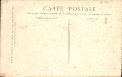 VINTAGE POSTCARD War Troops In Reserve With the Back Of the Militaria Lines