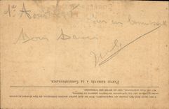 Carte en Franchise Militaire Berthe Viel Rue de Lille de Paris