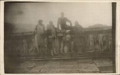 CARTE PHOTO Dandy et femmes