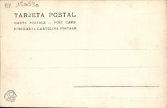 VINTAGE POSTCARD Arrastre Bullfight Bull