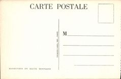 CPA Manoeuvres En Haute Montagne Chasseurs alpins Militaria