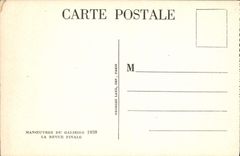 VINTAGE POSTCARD Operations Of Galibier 1938 the Final Review Militaria Alpine hunters