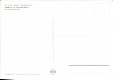 MODERN CARD Vevey and the tower of Peilz Riviera Of Vaud