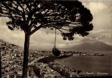 MODERN CARD Napoli Panorama Volcano