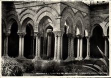 CPM Monreale Chiostro dei Benedettini Loggetta Della Fontana