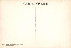 CPM Paris Venezia Place des Vosges Pigeon