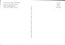 MODERN CARD Vincent van Gogh Details of the flying swallows Birds