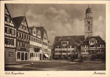 VINTAGE POSTCARD Bad Mergentheim Marktplatz