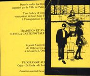 Carton d'invitation Michel Saloff Galerie l'Oeil du Diaph Place Jean Jay Paris 14eme