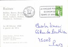 CPM Ruines Baldus Beato Bonfils