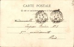 VINTAGE POSTCARD Pierrot father