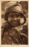 VINTAGE POSTCARD the small nomad Tunisia Child