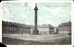 CPA Paris La Colonne Vendome