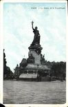 CPA Paris La Statue de la Republique