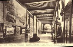CPA Paris Hotel de Invalides Musee de l'Armee Salle Bugeaud Collections Detaille