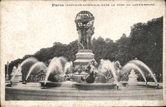 CPA Paris Fontaine Carpeaux Dans Le parc du Luxembourg