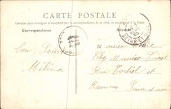 VINTAGE POSTCARD Ablon Stopping