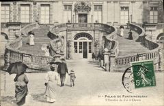 CPA Palais de Fontainebleau L'Escalier du Fer a Cheval