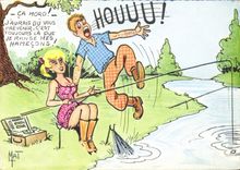 MODERN CARD Ca Bites Jaurais of You To warn Fishing Sinner