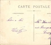 VINTAGE POSTCARD Scene in Africa