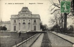 VINTAGE POSTCARD Bois de Boulogne Trianon Trifle