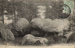 CPA Foret De Fontainebleau Rochers d'Apremont Les Mausolees