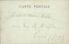 VINTAGE POSTCARD Drill De Fontainebleau Rocks of Apremont Mausoleums