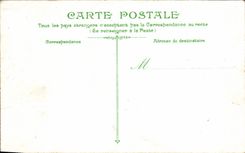 La POSTAL Treport de la VENDIMIA el puerto tiene barcos de la alta marea