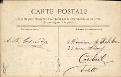 VINTAGE POSTCARD Boulogne the Road De Suresne the morning