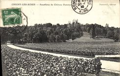 CPA Chigny Les Roses Panorama du Chateau Pommercy