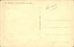 VINTAGE POSTCARD Dakar Sunrise on Goree Senegal