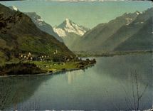 MODERN CARD Urnersee Fluelen put Bristenstock