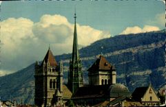 CPM Geneve La Cathedrale de St Pierre et le Saleve