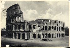 POSTAL MODERNA Colosseo DA Labicana Roma