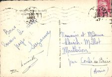 POSTAL MODERNA parques de Lyon de Perrache