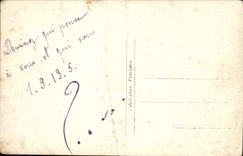 CPA Fantaisie Fleurs 1er avril