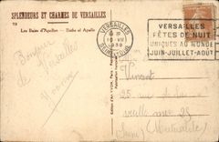 CPA Versailles Les bains d'Apollon 