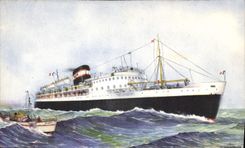 CPA Paquebot Kairouan Carte recto verso